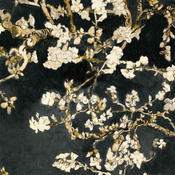 Papel de Parede Folhas e Flores - Van Gogh 3 - 17145 - Vinilíco