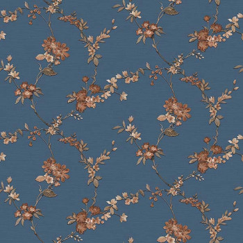 Papel de Parede Folhas e Flores - HF Orient - 221215 - Vinílico - TNT 