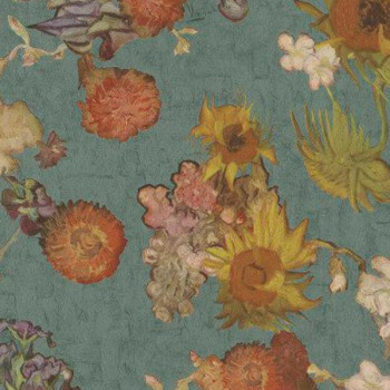 Papel de Parede Folhas e Flores - Van Gogh 3 - 221510 - Vinilíco