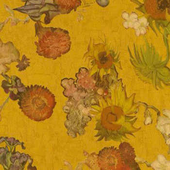 Papel de Parede Folhas e Flores - Van Gogh 3 - 221511 - Vinilíco