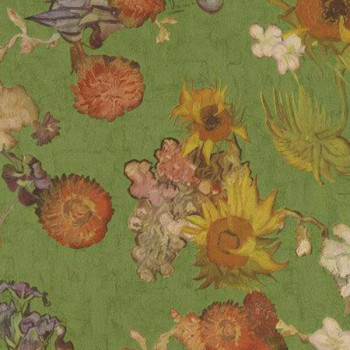 Papel de Parede Folhas e Flores - Van Gogh 3 - 221513 - Vinilíco
