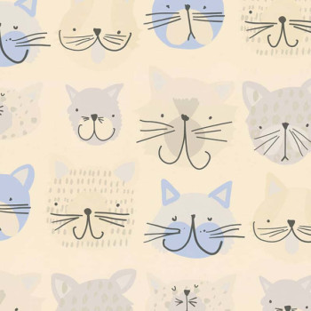 Papel de Parede Gato - Boys & Girls 6 - 367541 - TNT