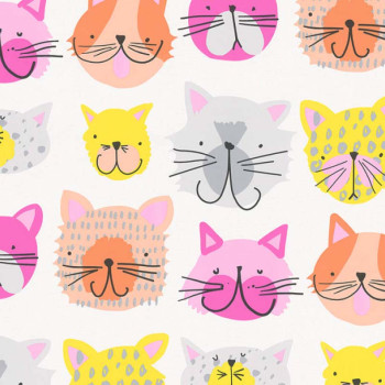 Papel de Parede Gato - Boys & Girls 6 - 367542 - TNT