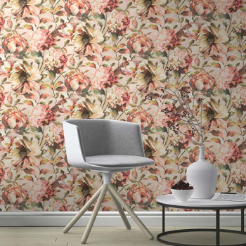 Papel de Parede Folhas e Flores - Barbara Home Collection III - 485158 - Vinílico