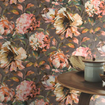 Papel de Parede Folhas e Flores - Barbara Home Collection III - 485172 - Vinílico