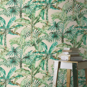 Papel de Parede Folhas e Flores - Barbara Home Collection III - 485240 - Vinílico