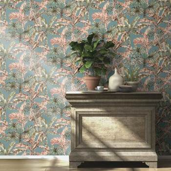 Papel de Parede Folhas e Flores - Barbara Home Collection III - 485257 - Vinílico