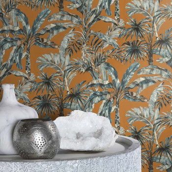 Papel de Parede Folhas e Flores - Barbara Home Collection III - 485264 - Vinílico