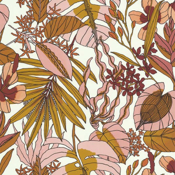 Papel de Parede Folhas e Flores - Arty - 51210503 - Vinílico 