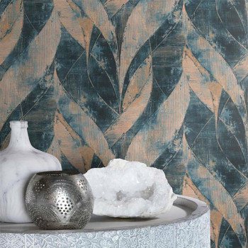 Papel de Parede Folhas e Flores - Concrete - 520064 - Vinilíco