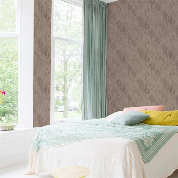 Papel de Parede Folhas e Flores - Concrete - 520750 - Vinilíco