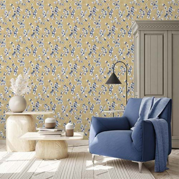 Papel de Parede Folhas e Flores - Lille - 52702 - Vinílico