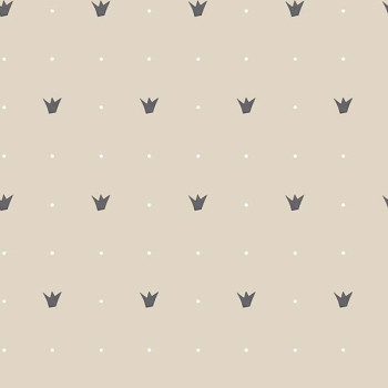 Papel de Parede Coroa - Babylandia - 5411 - Vinilizado