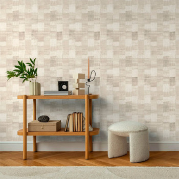 Papel de Parede Geométrico - Allegretto - 570953 - Vinílico