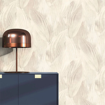 Papel de Parede Folhas e Flores - Allegretto - 571516 - Vinílico