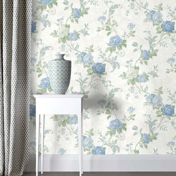 Papel de Parede Folhas e Flores - Lille - 58001 - Vinílico