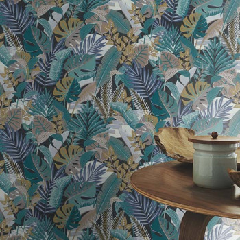 Papel de Parede Folhas e Flores - Barbara Home Collection III - 687828 - Vinílico