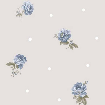 Papel de Parede Folhas e Flores - Blooming Garden - 7822 - TNT - Vinilíco