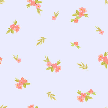 Papel de Parede Folhas e Flores - Bosque da Imaginação - 81024 - Vinílico