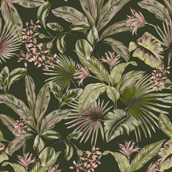 Papel de Parede Folhas e Flores - Botânica - 81284 - Vinílico