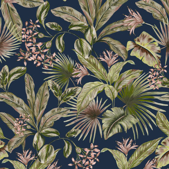 Papel de Parede Folhas e Flores - Botânica - 81307 - Vinílico