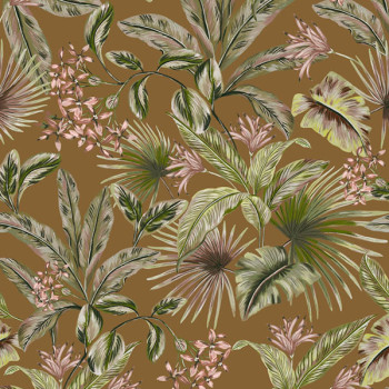 Papel de Parede Folhas e Flores - Botânica - 81345 - Vinílico