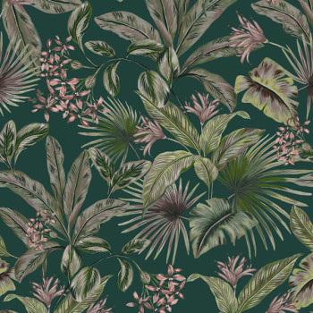 Papel de Parede Folhas e Flores - Botânica - 81369 - Vinílico