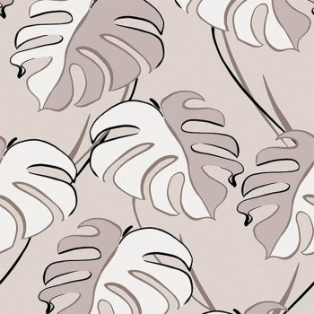 Papel de Parede Folhas e Flores - Kylie - 81606 - Lavável, TNT, Texturizado, Vinílico