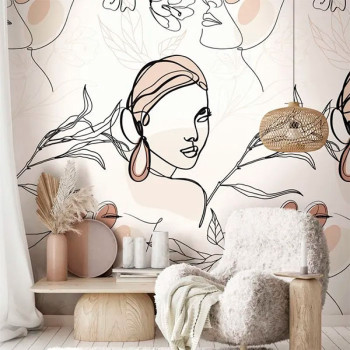 Papel de Parede Painel - Kylie - 81610P - Lavável, TNT, Texturizado, Vinílico