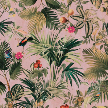 Papel de Parede Folhas e Flores - Botânica - 81673 - Vinílico