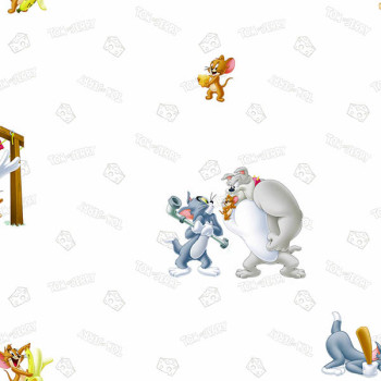 Papel de Parede Tom e  Jerry - Ada Kids - 8925-1 - TNT/Vinilíco