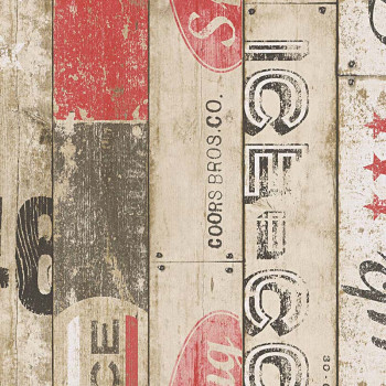 Papel de Parede Madeira - Boys & Girls 6 - 959501 - TNT