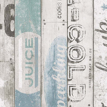 Papel de Parede Madeira - Boys & Girls 6 - 959503 - TNT
