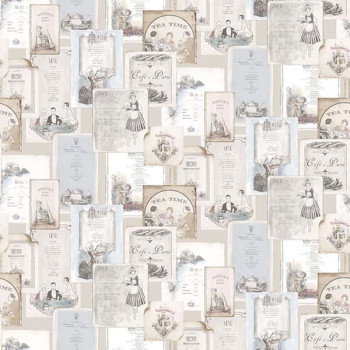 Papel de Parede Kitchen Recipes - G12287 - VINILÍCO - LAVÁVEL