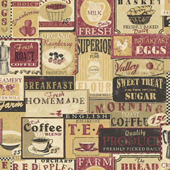 Papel de Parede Kitchen Recipes - G12297 - VINILÍCO - LAVÁVEL