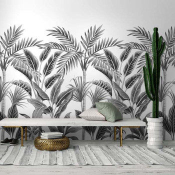 Papel de Parede Painel Folhas e Flores - Wanderlust - DLA40801 - Vinílico