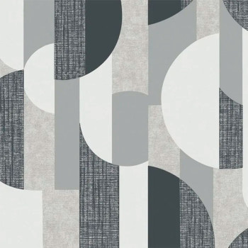 Papel de Parede Geométrico - Maison - A56302 - Lavável, TNT, Texturizado, Vinílico