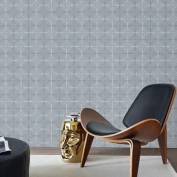 Papel de Parede Geométrico - Avalon 2 - AVA236 - Vinílico