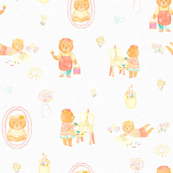 Papel de Parede Infantil - Bambine - BA0013 - Non-Woven (TNT)