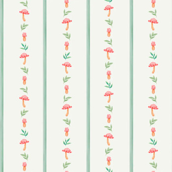 Papel de Parede Listrado - Bambine - BA0016 - Non-Woven (TNT)