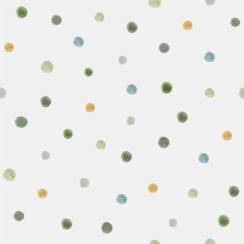 Papel de Parede Poa - Bambine - BA0040 - Non-Woven (TNT)