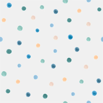 Papel de Parede Poa - Bambine - BA0046 - Non-Woven (TNT)