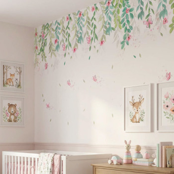 Papel de Parede Painel - Bambine - BA0047 - Non-Woven (TNT)