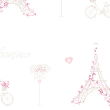 Papel de Parede Torre Eiffel - Fashion Baby - BF424 - Vinílico