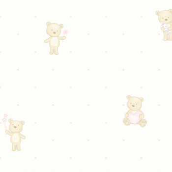 Papel de Parede Urso - Fashion Baby II - BF534 - Vinílico