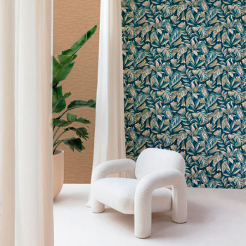 Papel de Parede Folhas e Flores - Belize - BZ3104 - Vinílico