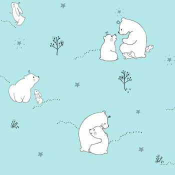 Papel de Parede Urso - Fofura Baby - FF4003 - TNT