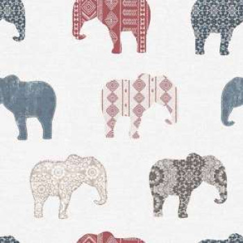 Papel de Parede Elefante - Just 4 Kids 2 - G56526 - TNT/Vinílizado