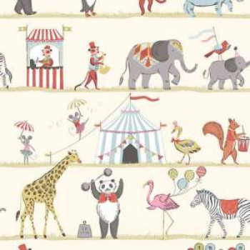 Papel de Parede Circo - Just 4 Kids 2 - G56545 - TNT/Vinílizado