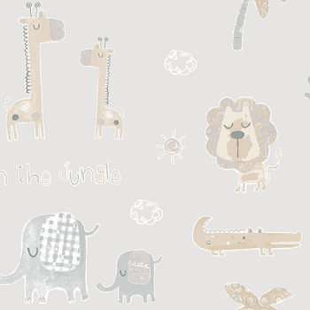 Papel de Parede Animal - Tiny Tots 2 - G78379 - TNT